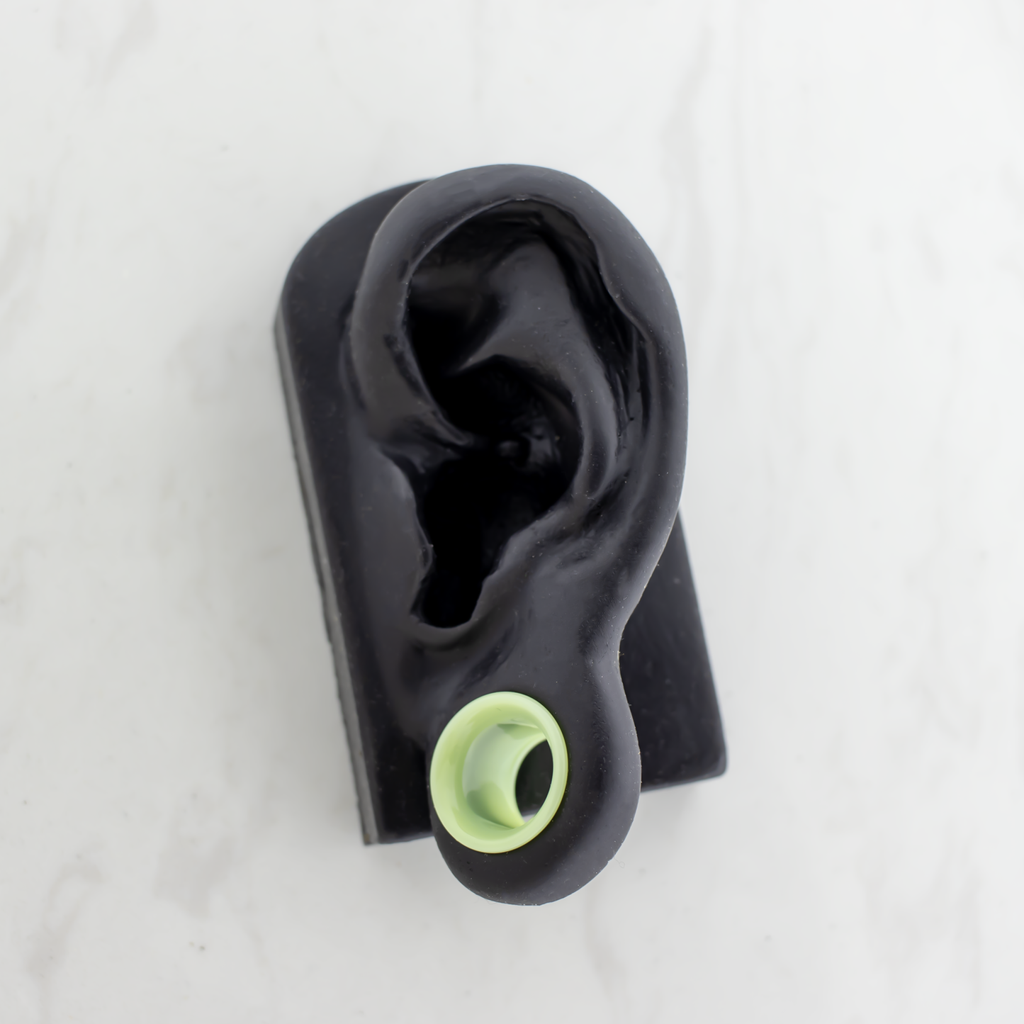 Pair Green Slyme Single Flare Tunnels