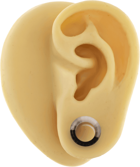 Pair Tuxedo Glass Single Flare Tunnel
