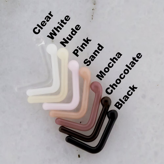 Borosilicate Glass Hide It Nose Screws